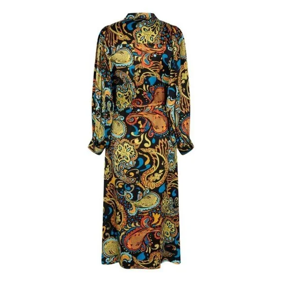 NWT ESQUALO Untamed Party Paisley Print Dress - Picture 7 of 9